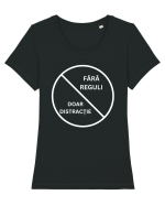 FARA REGULI - DOAR DISTRACTIE Tricou mânecă scurtă guler larg fitted Damă Expresser