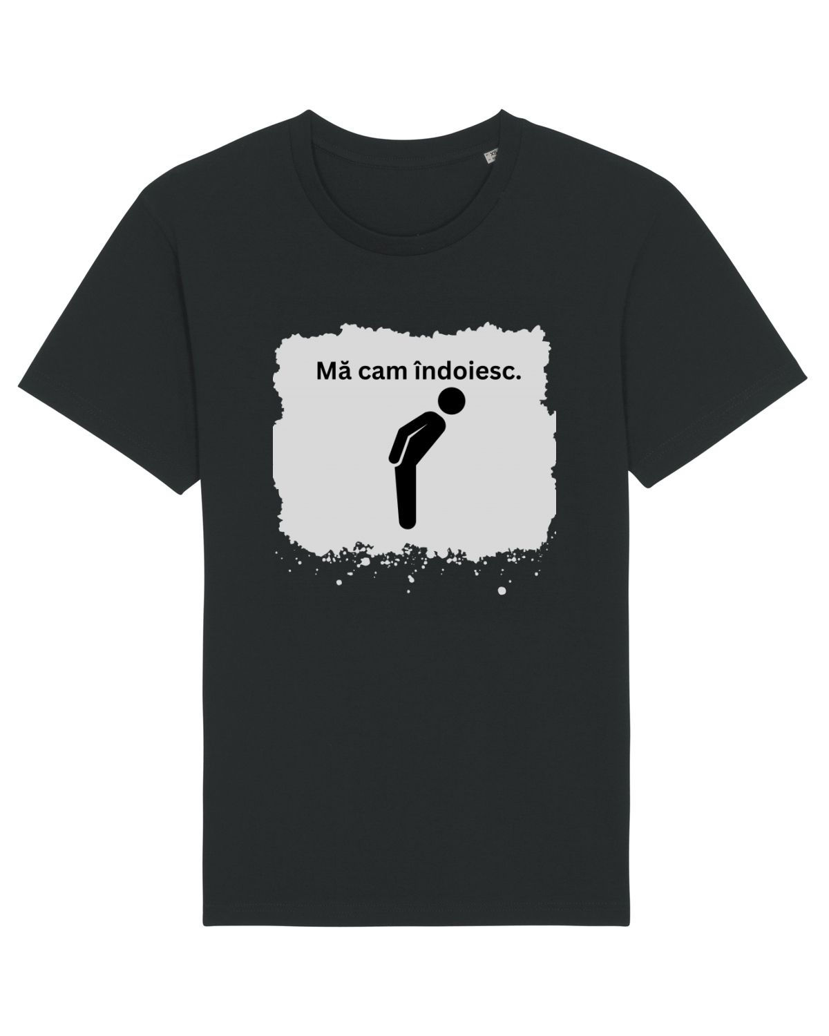 Tricou mânecă scurtă Unisex Rocker Black