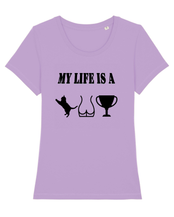 My life is a cat-ass-trophy v2 Lavender Dawn