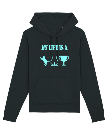 My life is a cat-ass-trophy v3 Black