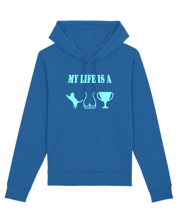 My life is a cat-ass-trophy v3 Royal Blue