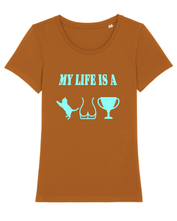 My life is a cat-ass-trophy v3 Roasted Orange