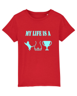 My life is a cat-ass-trophy v3 Tricou mânecă scurtă  Copii Mini Creator