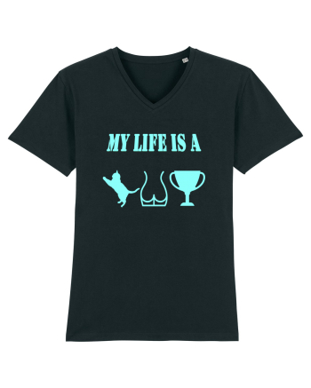 My life is a cat-ass-trophy v3 Black