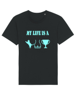 My life is a cat-ass-trophy v3 Tricou mânecă scurtă Unisex Rocker