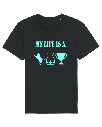 My life is a cat-ass-trophy v3 Black