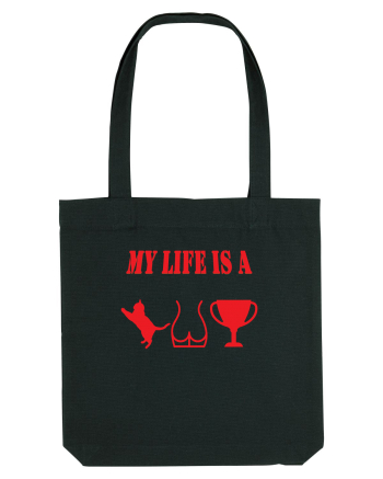 My life is a cat-ass-trophy v4 Black