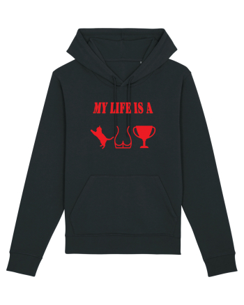 My life is a cat-ass-trophy v4 Black