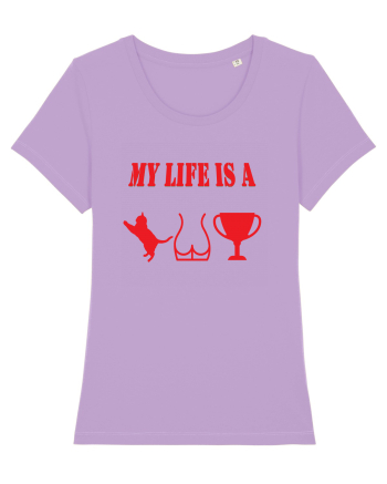 My life is a cat-ass-trophy v4 Lavender Dawn