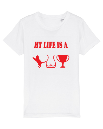 My life is a cat-ass-trophy v4 White