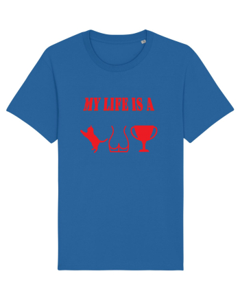 My life is a cat-ass-trophy v4 Royal Blue