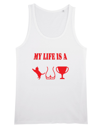 My life is a cat-ass-trophy v4 White