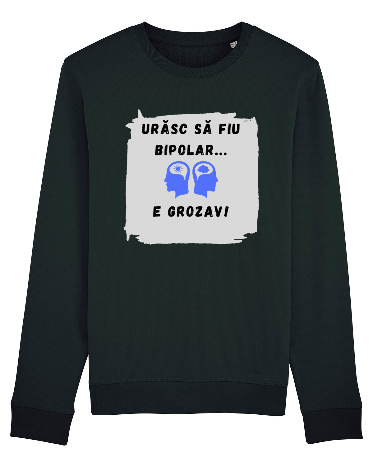 Bluză mânecă lungă Unisex Rise Black