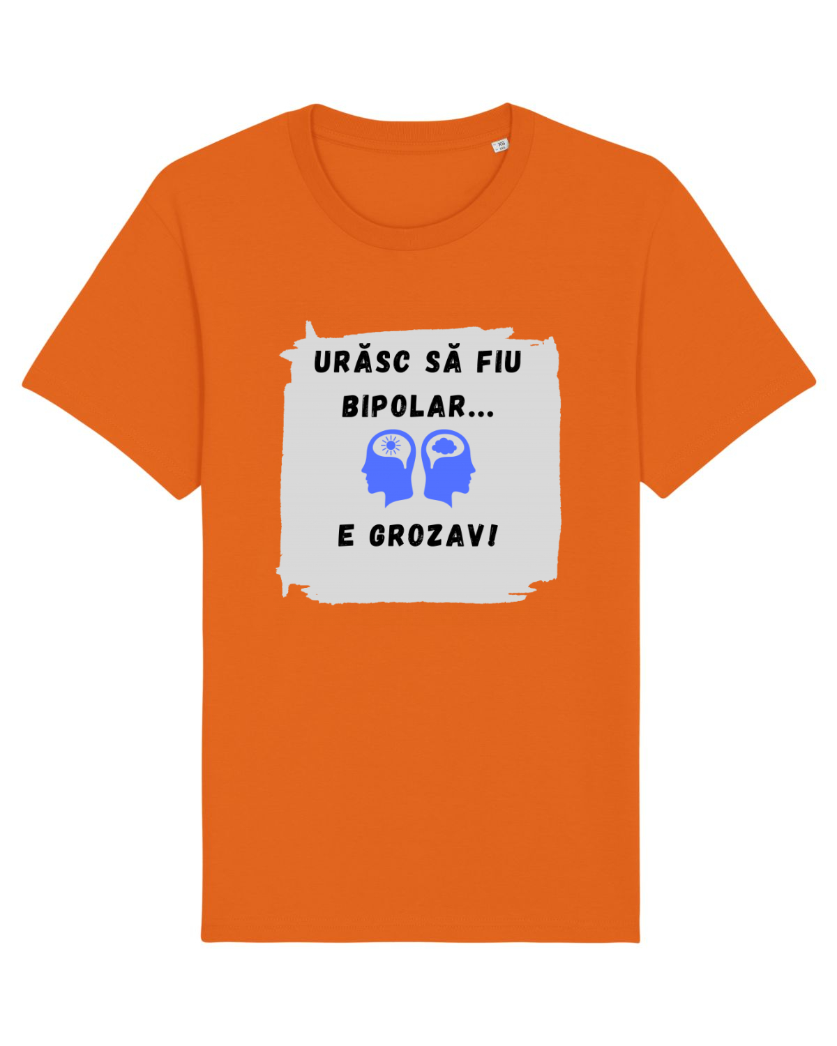 Tricou mânecă scurtă Unisex Rocker Bright Orange