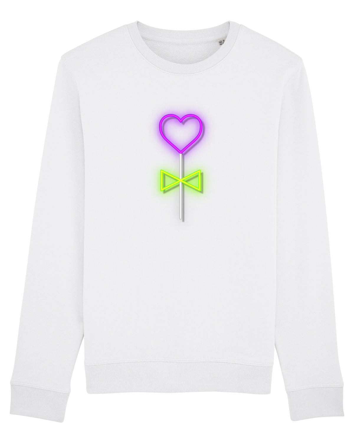 Bluză mânecă lungă Unisex Rise White