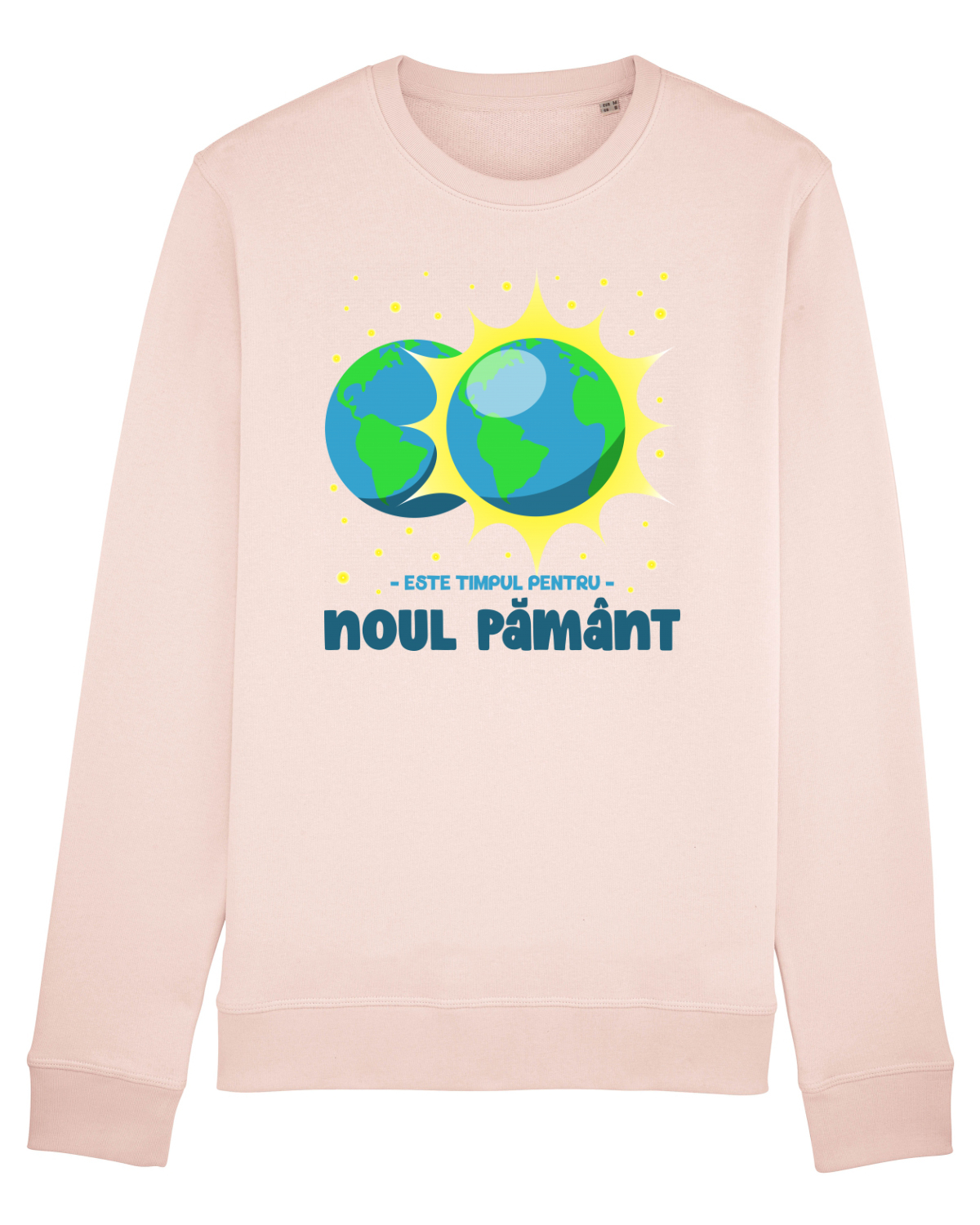 Bluză mânecă lungă Unisex Rise Candy Pink
