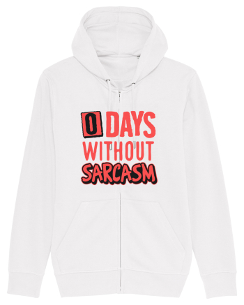 0 days without sarcasm White