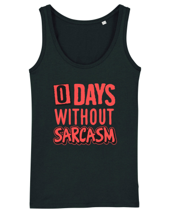 0 days without sarcasm Black