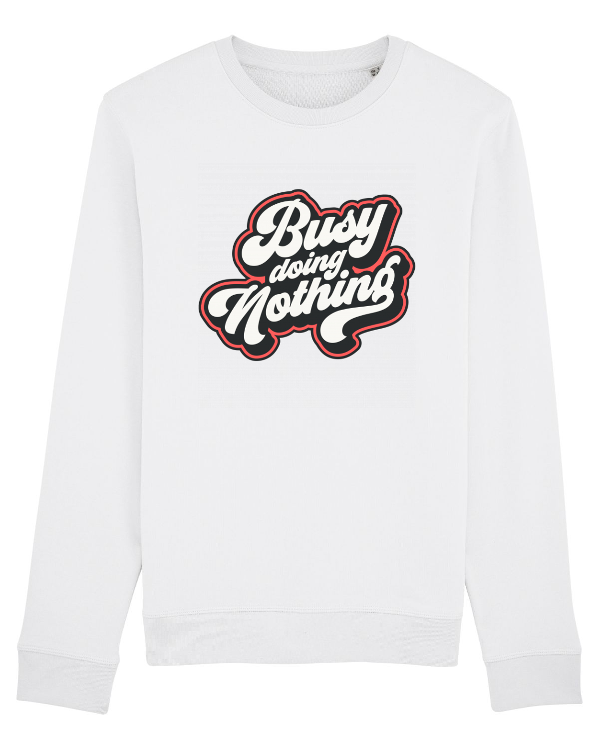 Bluză mânecă lungă Unisex Rise White