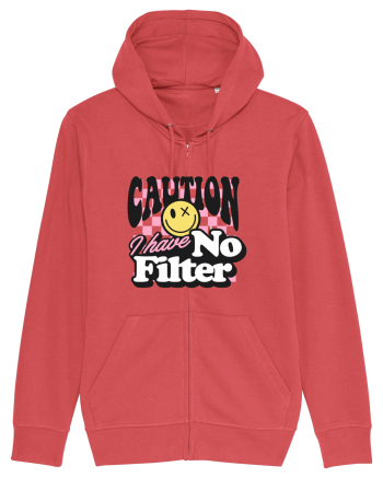 Caution I have no filter Carmine Red