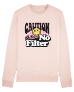 Caution I have no filter Bluză mânecă lungă Unisex Rise