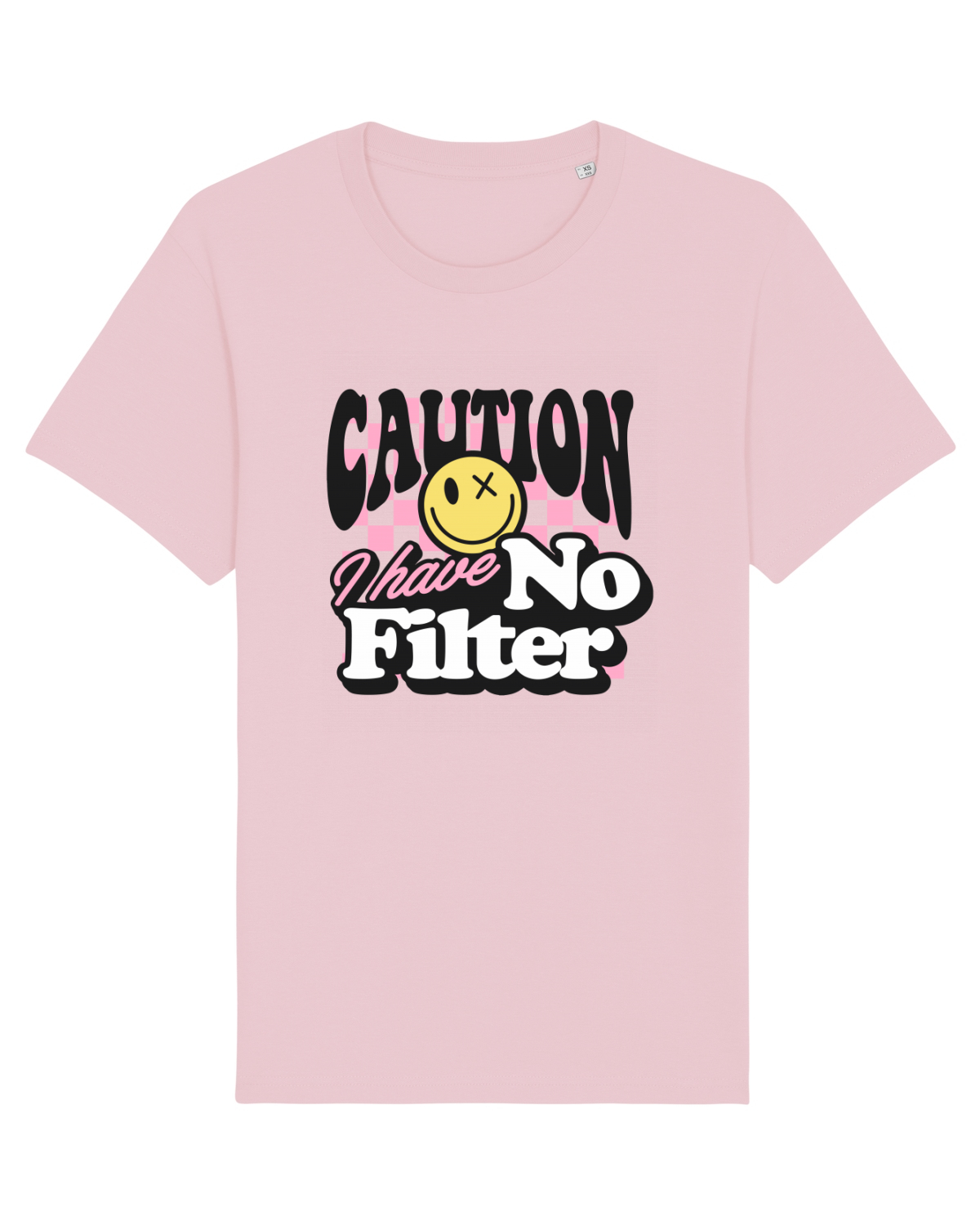 Tricou mânecă scurtă Unisex Rocker Cotton Pink