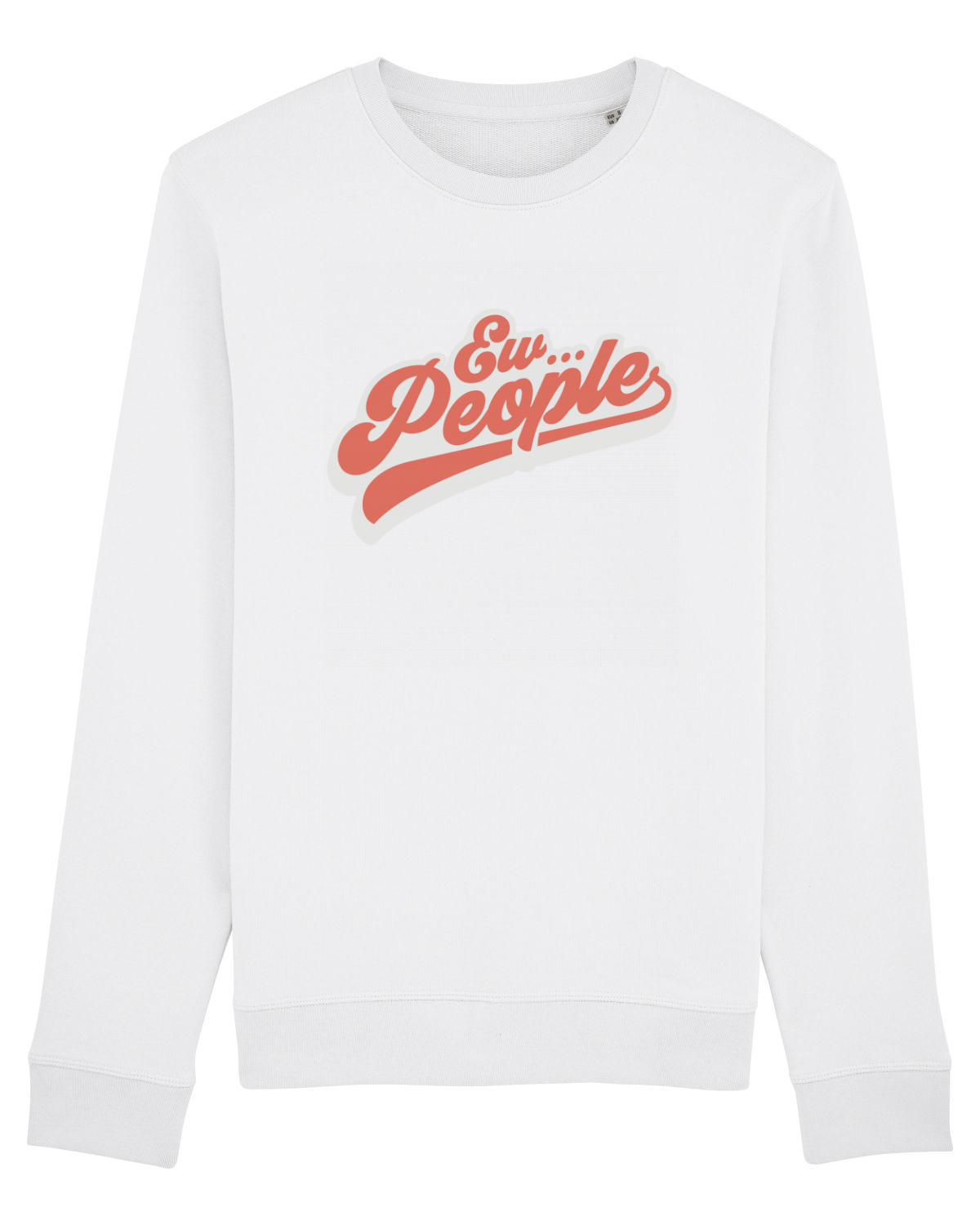 Bluză mânecă lungă Unisex Rise White