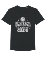 Fun fact I don't care Tricou mânecă scurtă guler larg Bărbat Skater