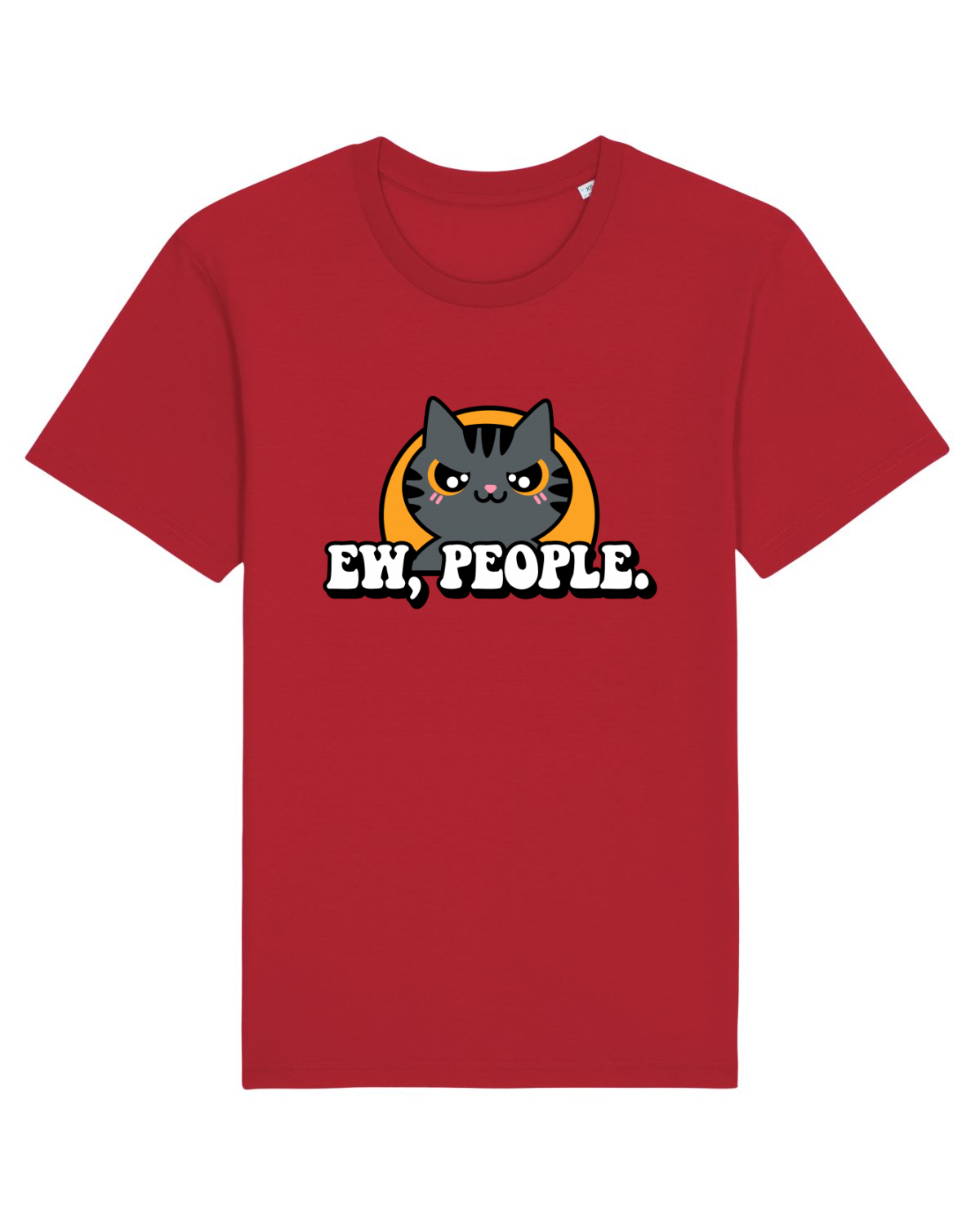 Tricou mânecă scurtă Unisex Rocker Red
