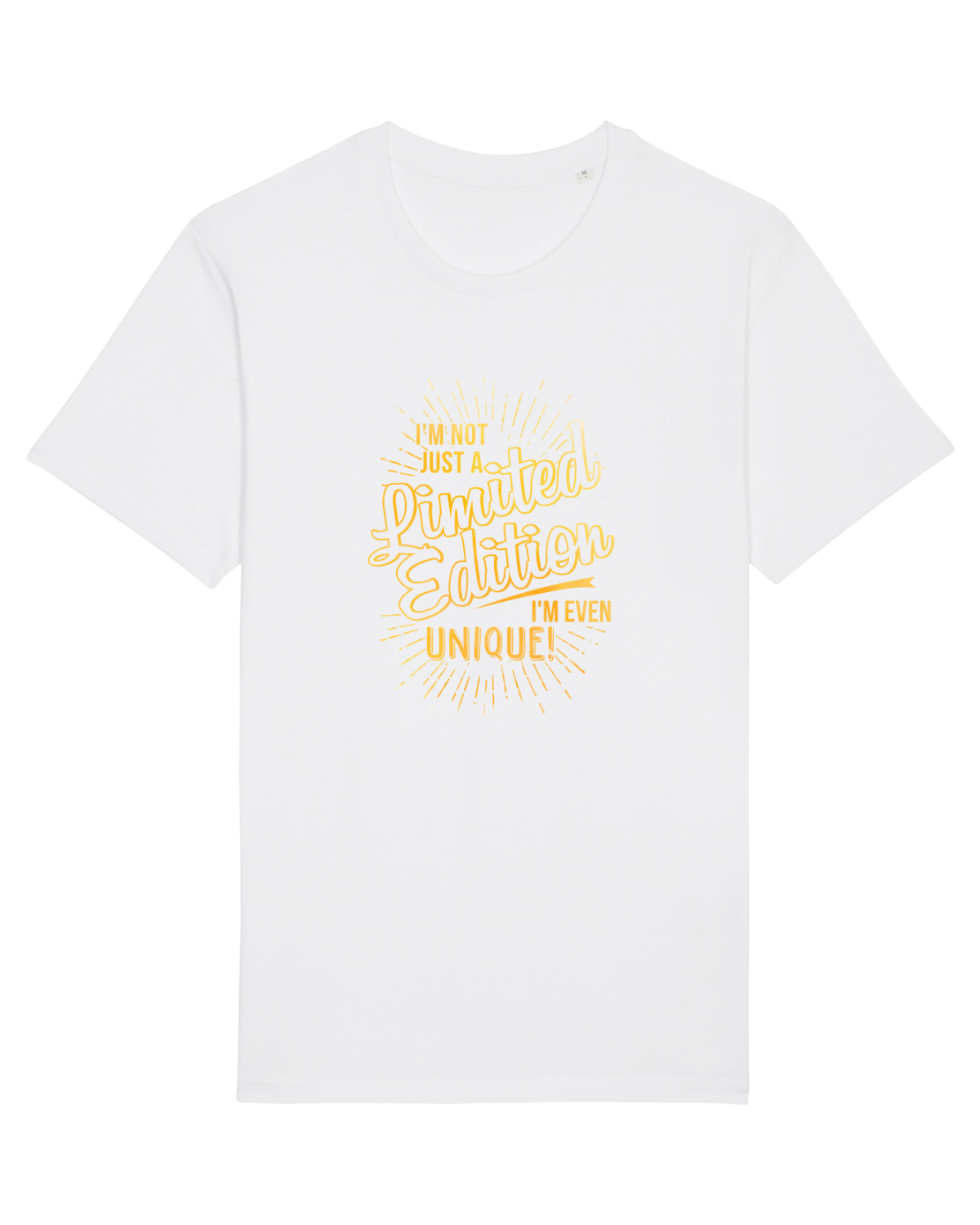 Tricou mânecă scurtă Unisex Rocker White