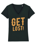Get Lost! Tricou mânecă scurtă guler V Damă Evoker