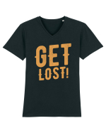 Get Lost! Tricou mânecă scurtă guler V Bărbat Presenter