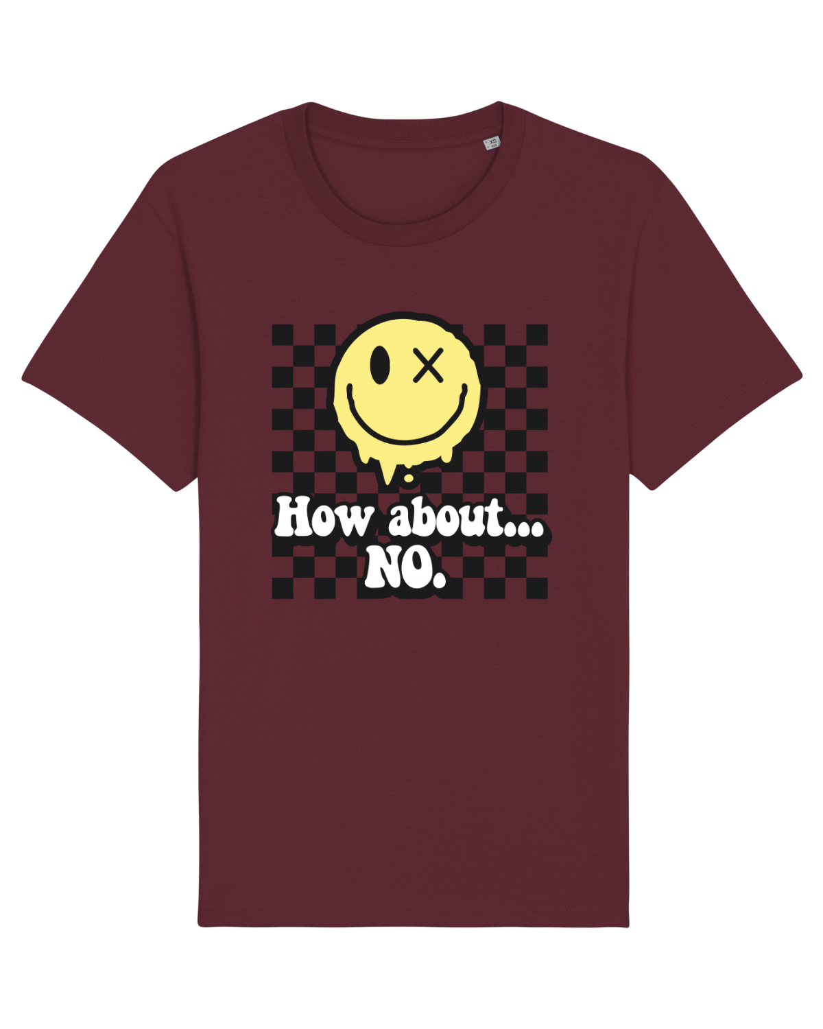 Tricou mânecă scurtă Unisex Rocker Burgundy