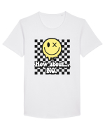 How about... No. Tricou mânecă scurtă guler larg Bărbat Skater