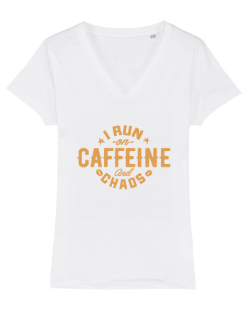 I run on caffeine and chaos White