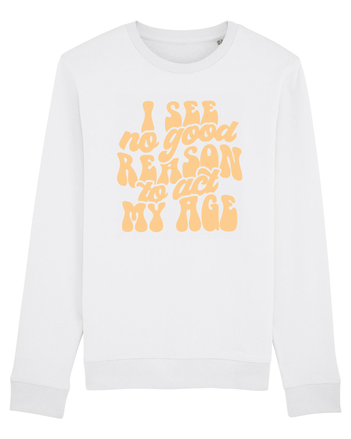 Bluză mânecă lungă Unisex Rise White