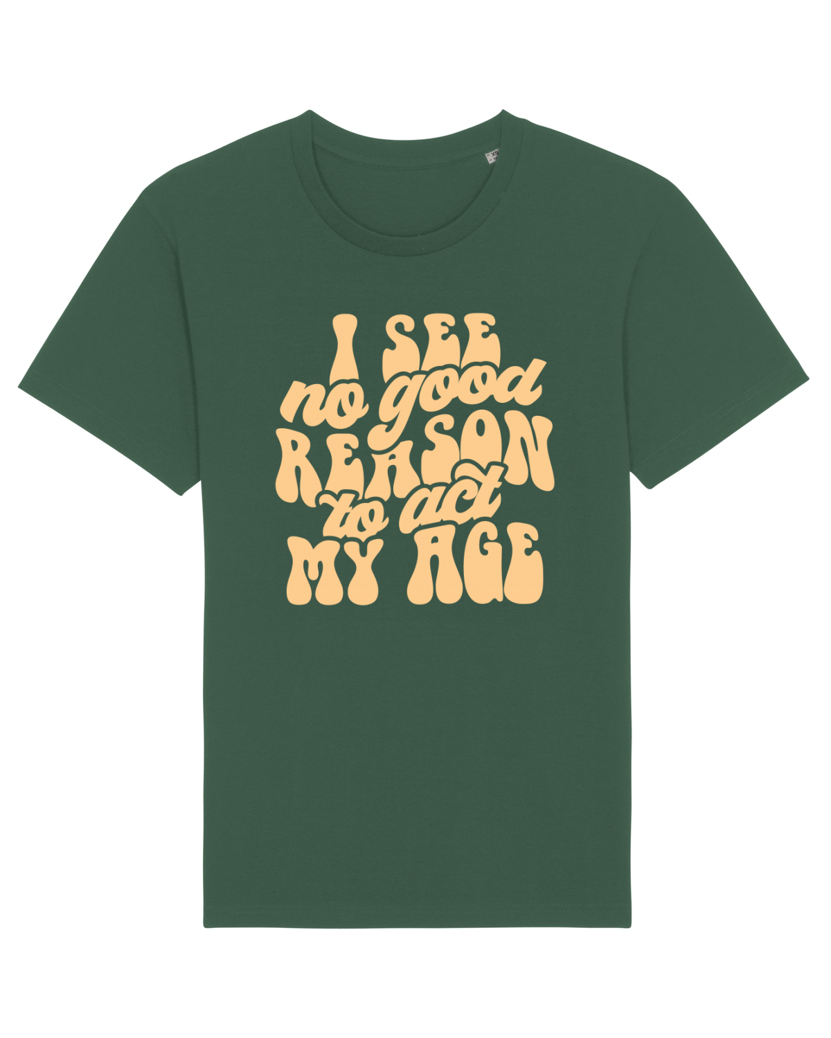 Tricou mânecă scurtă Unisex Rocker Bottle Green