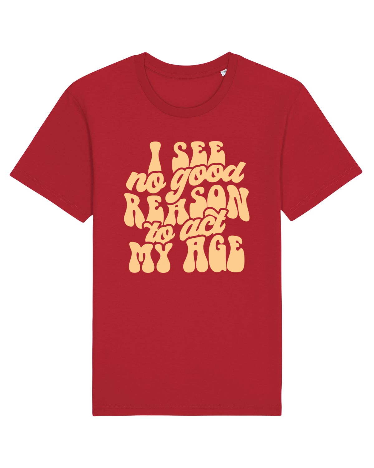 Tricou mânecă scurtă Unisex Rocker Red