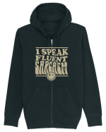 I speak fluent sarcasm Hanorac cu fermoar Unisex Connector