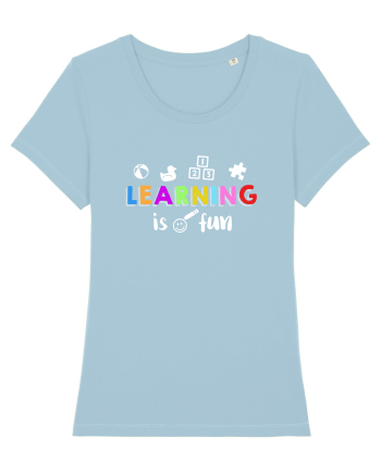 Learning is fun Sky Blue