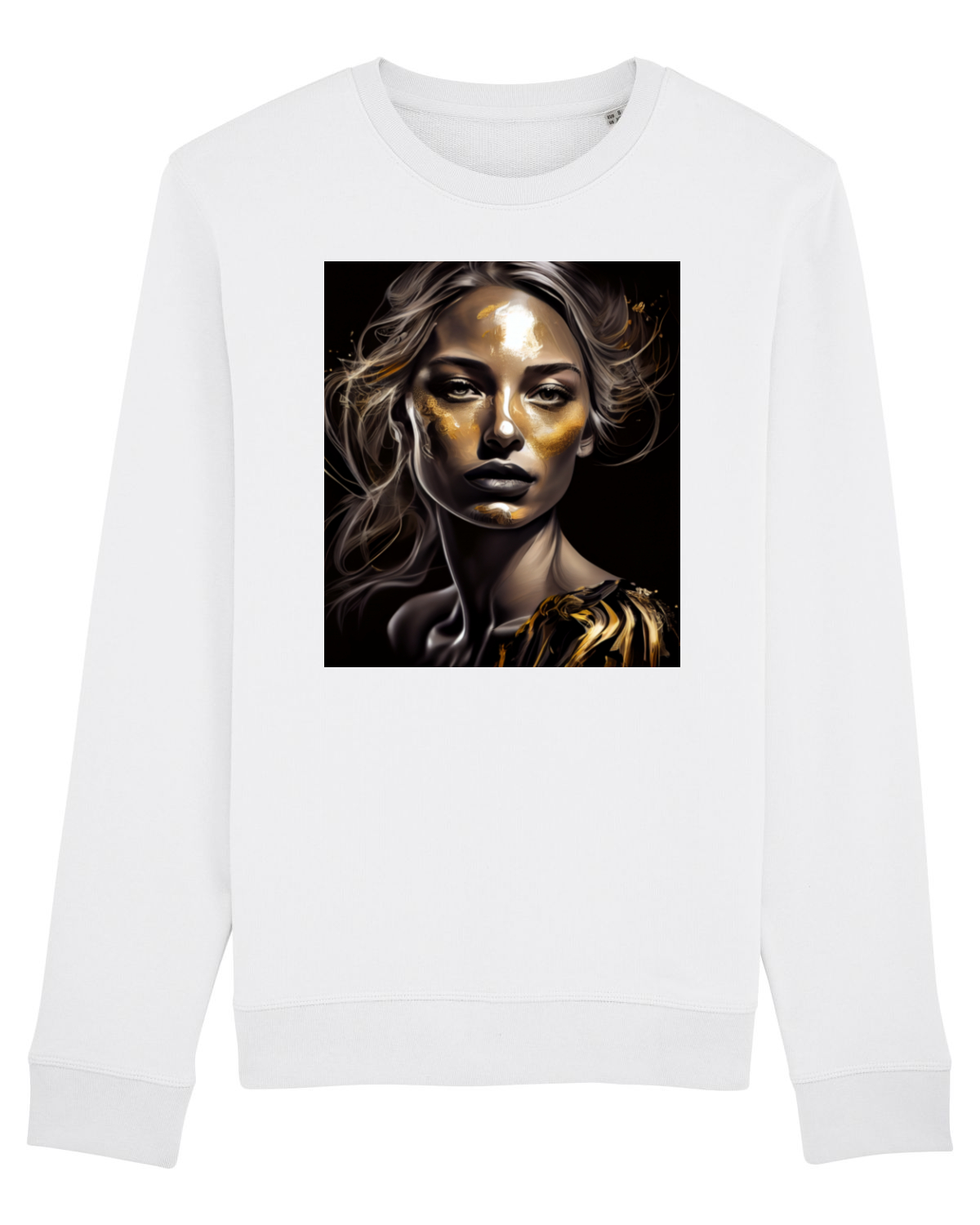 Bluză mânecă lungă Unisex Rise White
