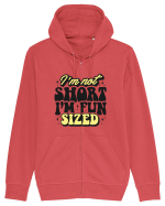 I'm not short, I'm fun sized Hanorac cu fermoar Unisex Connector