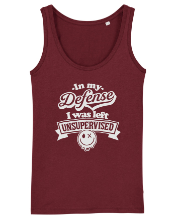 In my defense I was left unsupervised Burgundy