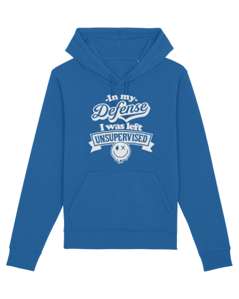 In my defense I was left unsupervised Royal Blue