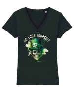 de St Patrick - Go luck yourself Tricou mânecă scurtă guler V Damă Evoker