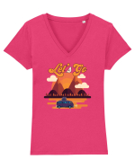 Let's Go Tricou mânecă scurtă guler V Damă Evoker