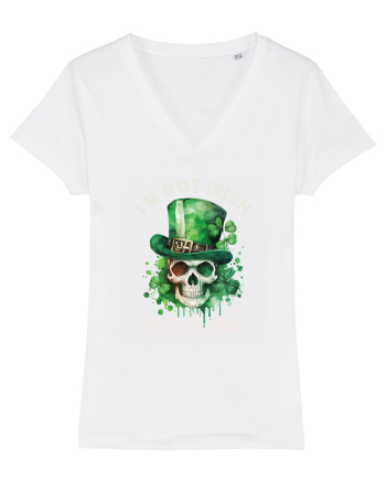 de St Patrick - I am not irish but kiss me anyway White