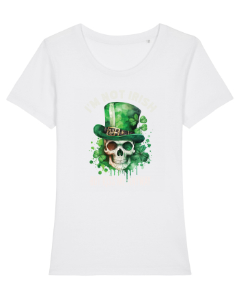 de St Patrick - I am not irish but kiss me anyway White
