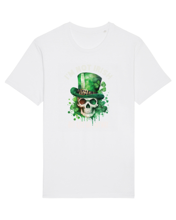 de St Patrick - I am not irish but kiss me anyway White