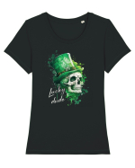 de St Patrick - Lucky dude Tricou mânecă scurtă guler larg fitted Damă Expresser